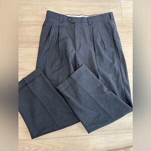 Marco Biella Men’s Wool Gray Dress Pants